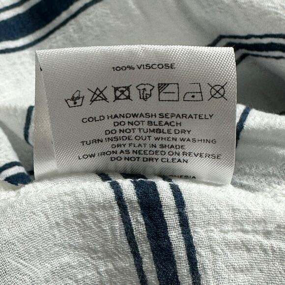 Faithfull the Brand Dress Womens 4 Nautical Rope Belted Off the Shoulder‎ Beachy - Picture 8 of 8